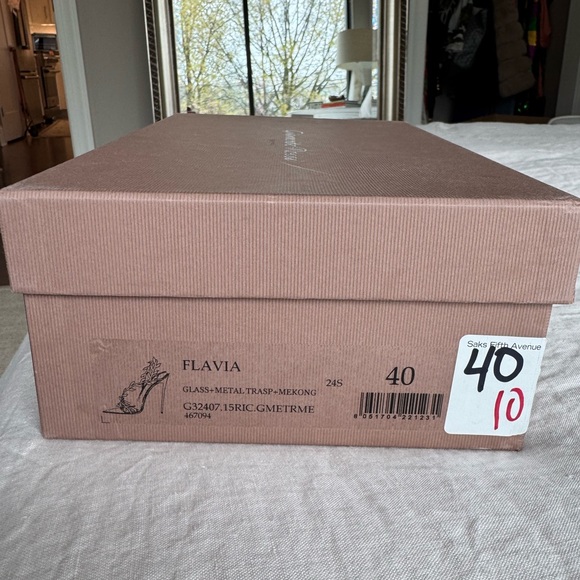 Gianvito Rossi Gold Leaf Flavia sandals NWT - Picture 2 of 6